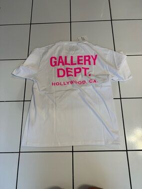 Gallery Dept White Tee “Hollywood, CA”